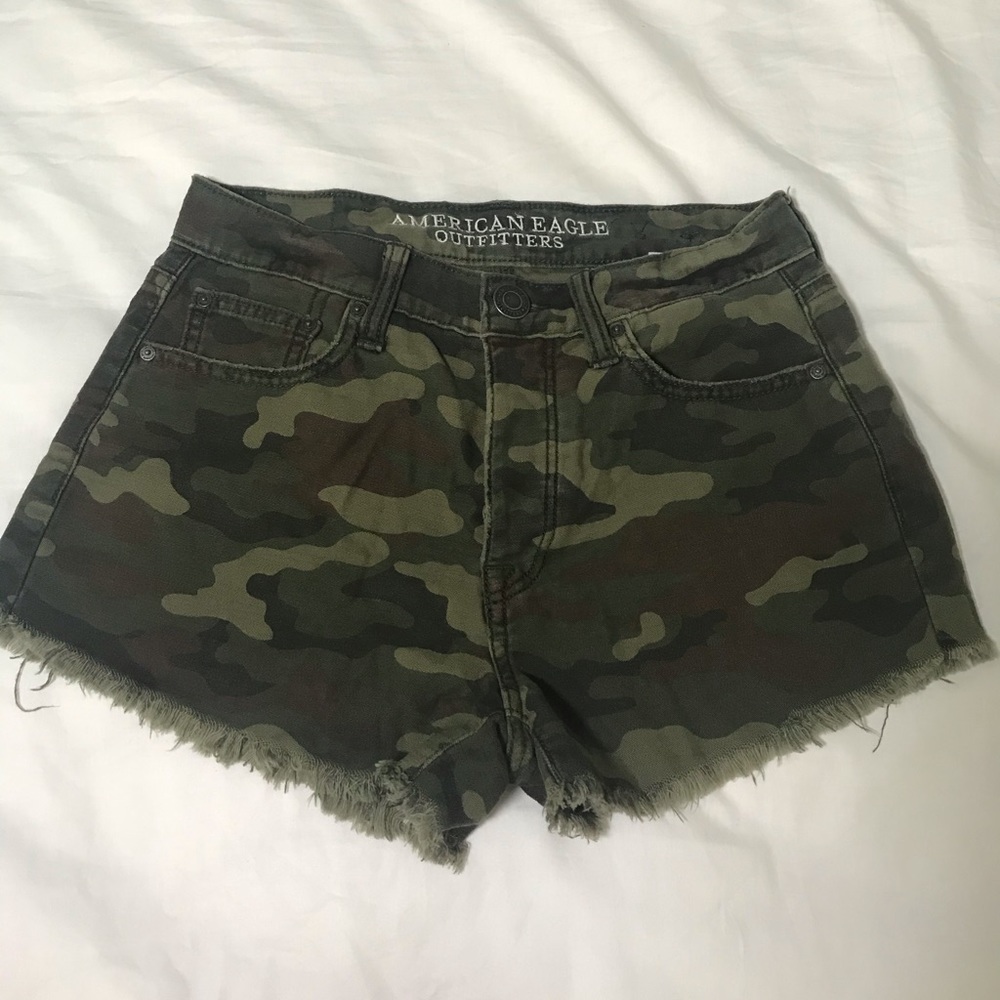 American eagle vintage high-rise festival shorts